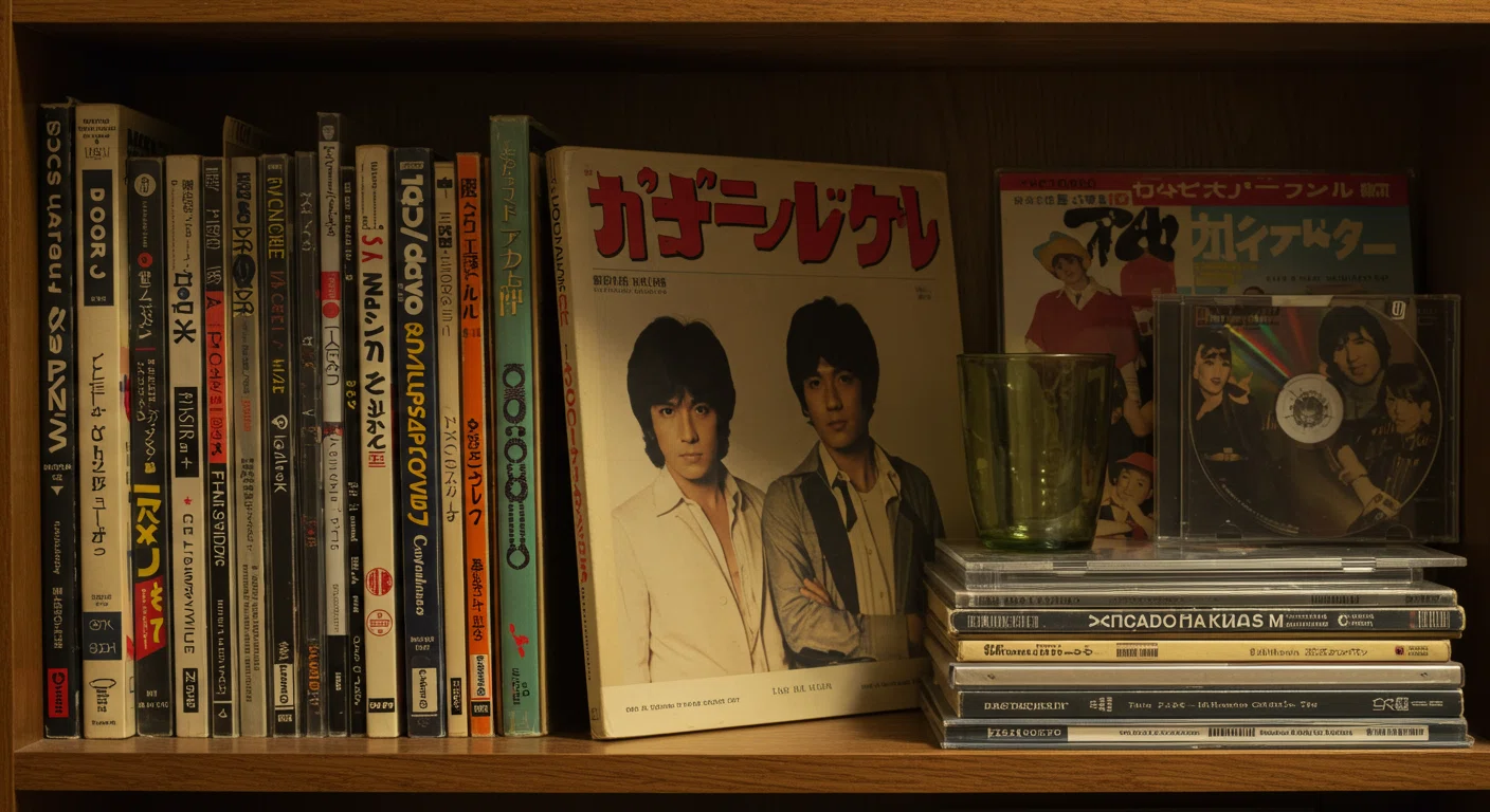 レコードやCDコレクション(イメージ画像)