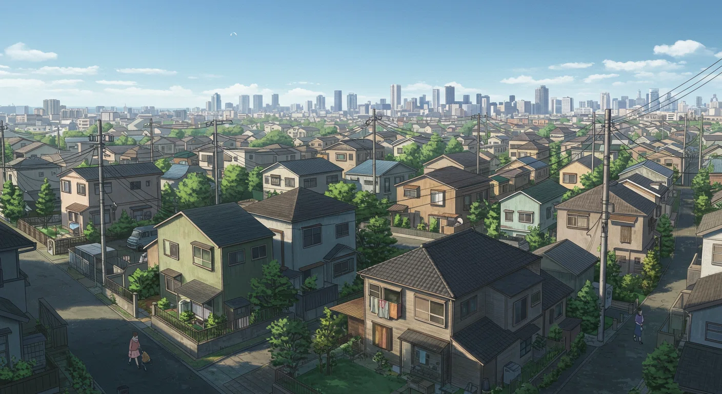 東京の住宅街の風景
