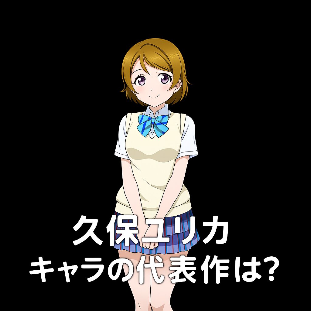 久保ユリカ キャラの代表作は？アニメファンなら必ず知ってる！