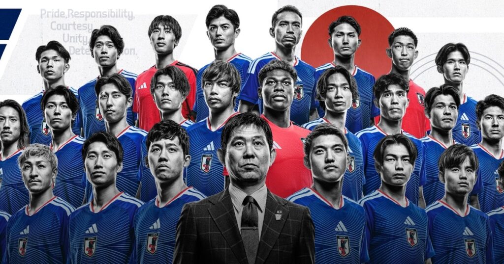 サッカー日本代表 北中米W杯2026 メンバー集合写真｜最高の景色を2026 SAMURAI BLUE