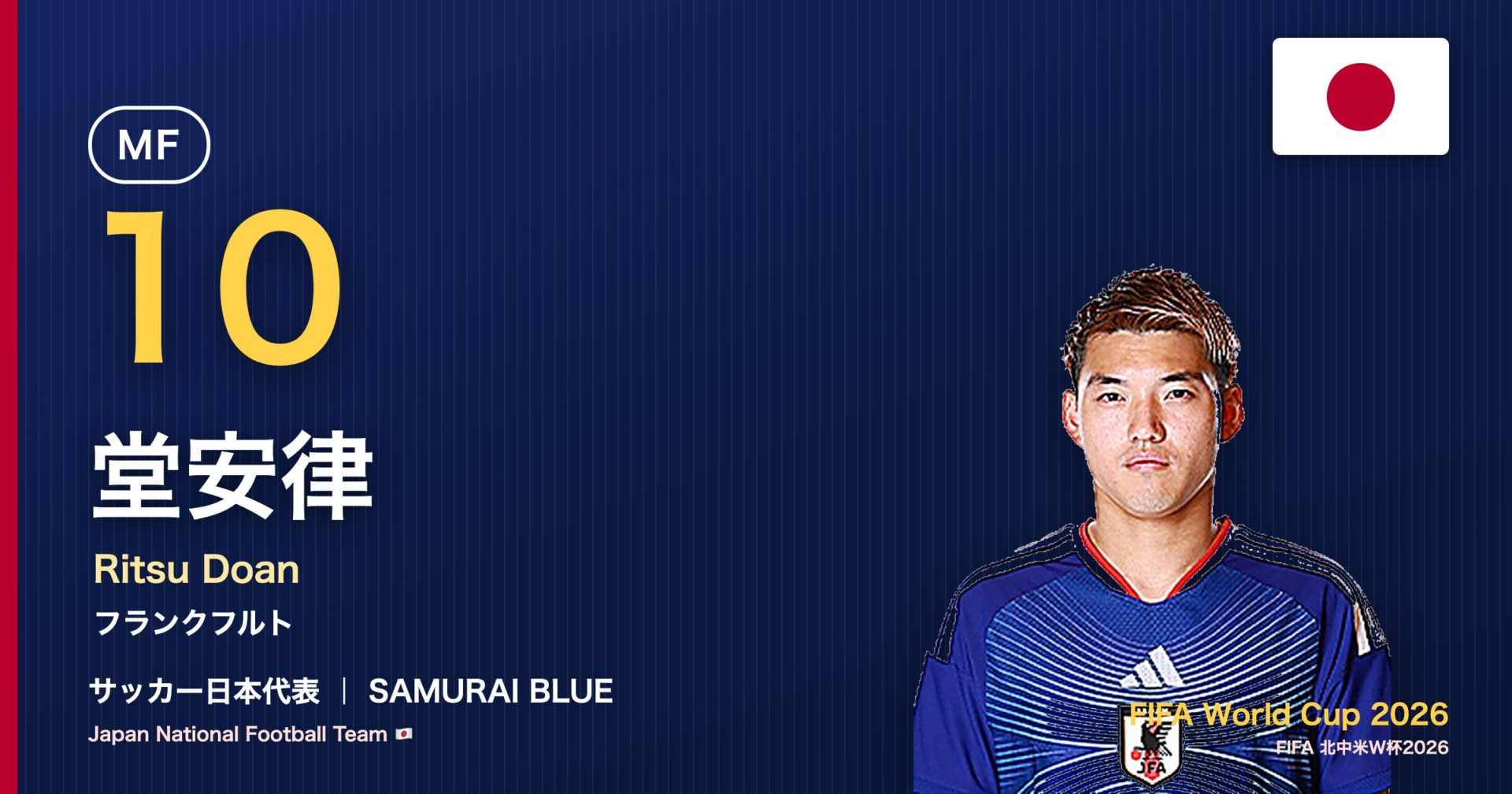 堂安律（日本代表・ブラジル戦）