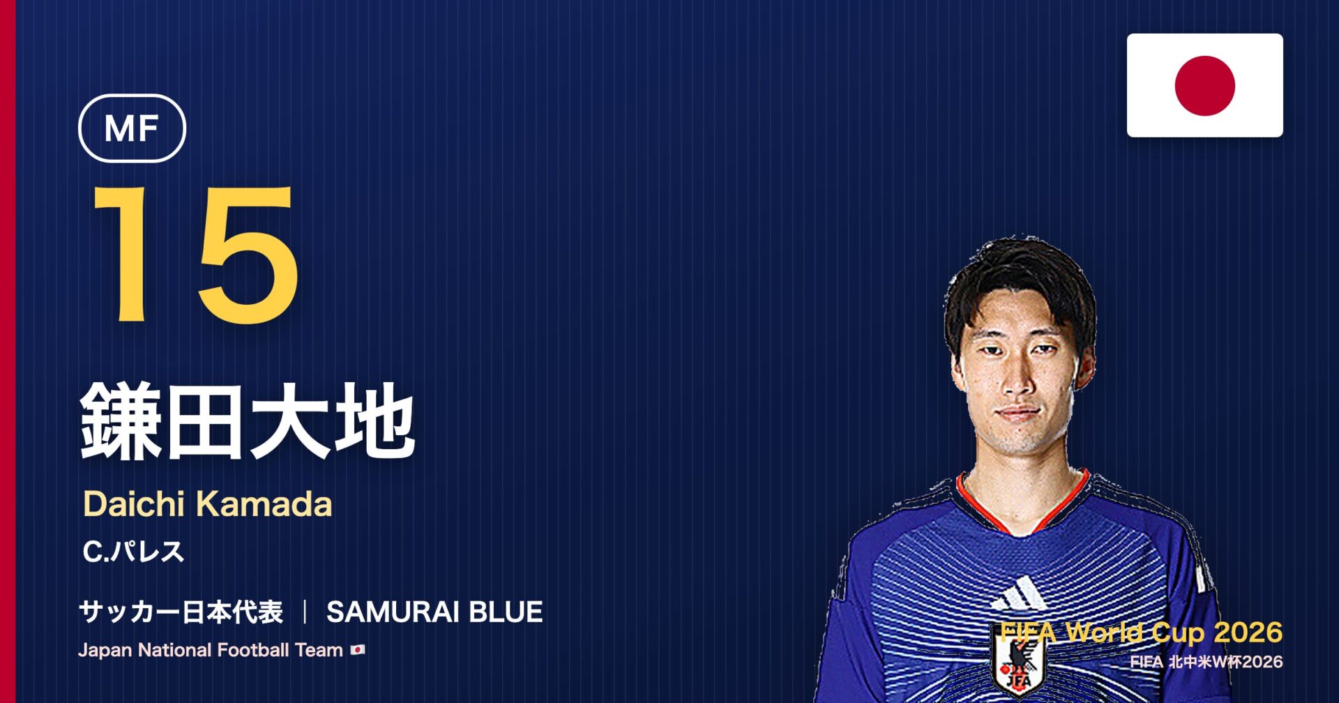 鎌田大地（日本代表・ブラジル戦）